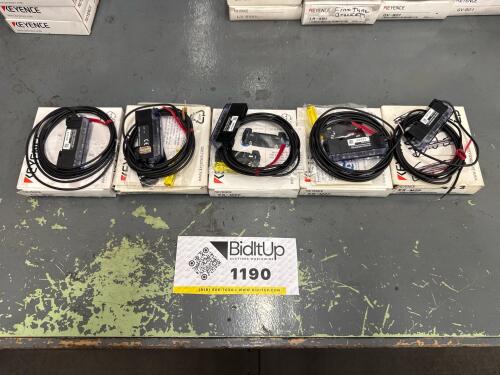 (5) Keyence ES‑M2P Proximity Sensor Amplifier