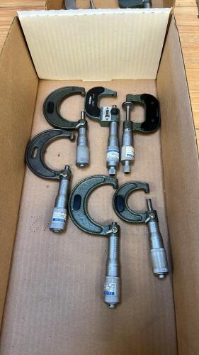 Lot of Mitutoyo, micrometers