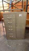 Metal filing cabinet