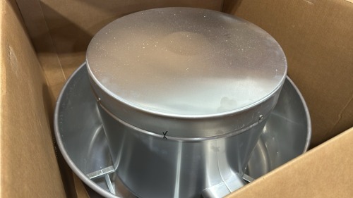 Dayton Exhaust Ventilator, Model: 56Jn94, Type: Centrifugal Upblast Less Drive Package, Drive Type: Belt Drive, Impeller Diameter : 21 1/4&rdquo;, Base Length X Base Width 30&rdquo; X 30&rdquo;, Height :34 3/4&rdquo;