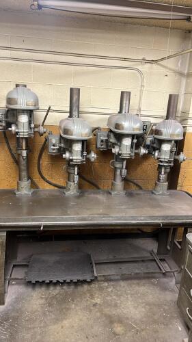 Delta 4 gang head drill press