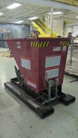 Dayton Model 5PKG1 Self-Dumping Steel Hopper - 2