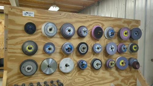 Lot of Grinding Wheels and Grinding Tooling