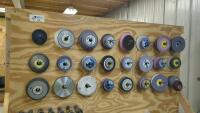 Lot of Grinding Wheels and Grinding Tooling