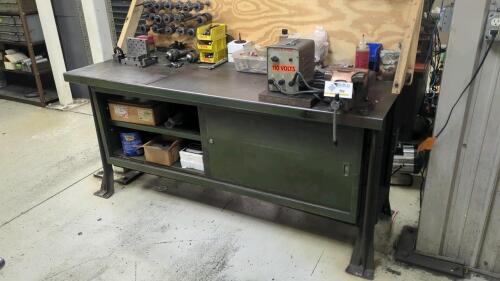 72" x 29" Steel Workbench
