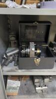 Lyon 36" x 21" x 42" Steel 2-Door Cabinet with Contents of Grinding and Machining Fixtures - 8