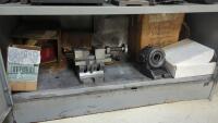 Lyon 36" x 21" x 42" Steel 2-Door Cabinet with Contents of Grinding and Machining Fixtures - 10