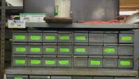 Steel Shelving Unit with Multi-Drawer Parts Cabinet with Contents of Tooling - 2