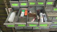 Steel Shelving Unit with Multi-Drawer Parts Cabinet with Contents of Tooling - 5