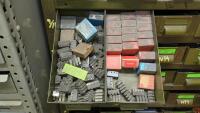 Steel Shelving Unit with (90) Parts Drawers and Contents of Chasers - 10