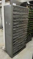 Steel Shelving Unit with (102) Parts Drawers with Contents of Tooling
