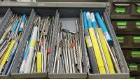 Steel Shelving Unit with (102) Parts Drawers with Contents of Tooling - 3