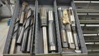 Steel Shelving Unit with (102) Parts Drawers with Contents of Tooling - 4