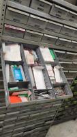 Steel Shelving Unit with (102) Parts Drawers with Contents of Tooling - 8