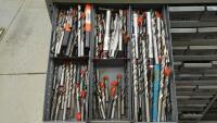 Steel Shelving Unit with (102) Parts Drawers with Contents of Tooling - 12