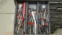 Steel Shelving Unit with (102) Parts Drawers with Contents of Tooling - 17