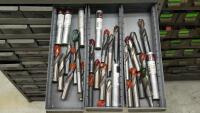Steel Shelving Unit with (102) Parts Drawers with Contents of Tooling - 18