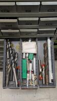 Steel Shelving Unit with (102) Parts Drawers with Contents of Tooling - 22