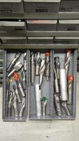 Steel Shelving Unit with (102) Parts Drawers with Contents of Tooling - 26