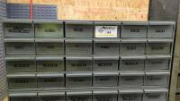 96-Drawer Parts Bin with Contents of Assorted Tooling - 2