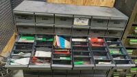 96-Drawer Parts Bin with Contents of Assorted Tooling - 8