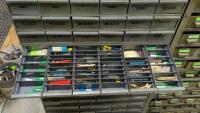96-Drawer Parts Bin with Contents of Assorted Tooling - 10