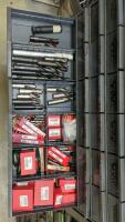 96-Drawer Parts Bin with Contents of Assorted Tooling - 13