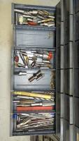 96-Drawer Parts Bin with Contents of Assorted Tooling - 17