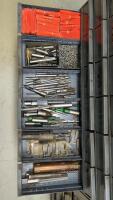 96-Drawer Parts Bin with Contents of Assorted Tooling - 18