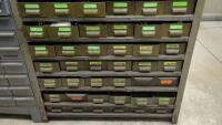 Steel Shelving Unit with 102-Parts Drawers with Contents of Assorted Taps - 5