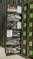 Steel Shelving Unit with 102-Parts Drawers with Contents of Assorted Taps - 14