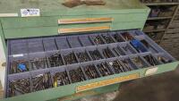 Stanley Vidmar 9-Drawer Parts Cabinet with Contents of Assorted Tooling - 4
