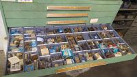 Stanley Vidmar 9-Drawer Parts Cabinet with Contents of Assorted Tooling - 5