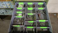 Stanley Vidmar 9-Drawer Parts Cabinet with Contents Spare Parts and Tooling - 3