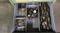 Stanley Vidmar 9-Drawer Parts Cabinet with Contents Spare Parts and Tooling - 10