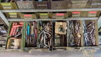 (2) Steel Shelving Units with Contents of Kingsbury Tooling - 12