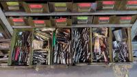 (2) Steel Shelving Units with Contents of Kingsbury Tooling - 14