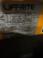 LIFT-RITE RG30E Electric 31.5" High Lift Pallet Jack - 2