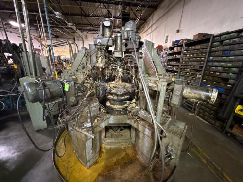 Kingsbury Rotary Transfer Machine Base with (9) Hause Holomatic Tapping & Drilling Units