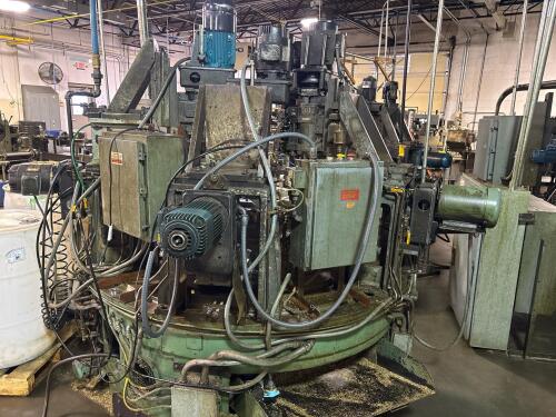 Kingsbury Rotary Transfer Machine Base with (8) Hause Holomatic Tapping & Drilling Units