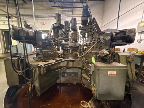 Kingsbury Rotary Transfer Machine Base with (8) Hause Holomatic Tapping & Drilling Units
