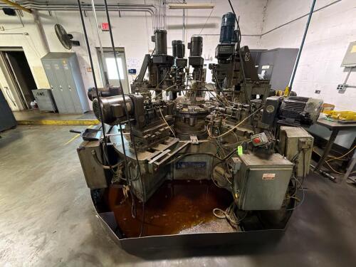 Kingsbury Rotary Transfer Machine Base with (9) Hause Holomatic Tapping & Drilling Units