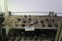 Steel Shelving Unit with Contents of Turret Lathe Tooling