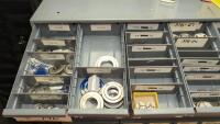 96-Drawer Parts Bin with Contents of Inspection Gages and Tooling - 2