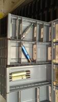 96-Drawer Parts Bin with Contents of Inspection Gages and Tooling - 6