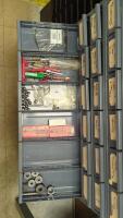 96-Drawer Parts Bin with Contents of Inspection Gages and Tooling - 12