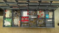 96-Drawer Parts Bin with Contents of Inspection Gages and Tooling - 15