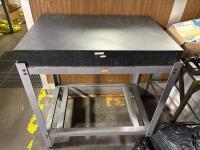 MHC 36" x 24" x 4" Granite Surface Plate with Steel Stand