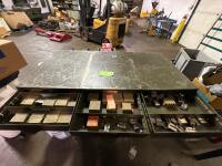 Lyon 12-Drawer Parts Cabinet with Contents of Assorted Thread Chasers - 2