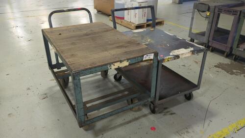 (2) Steel Carts